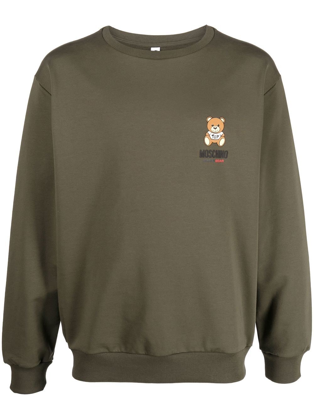 Moschino Sweatshirt mit Teddy - Grün von Moschino