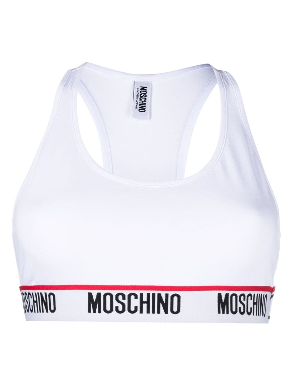 Moschino Sport-BH mit Teddy - Weiß von Moschino