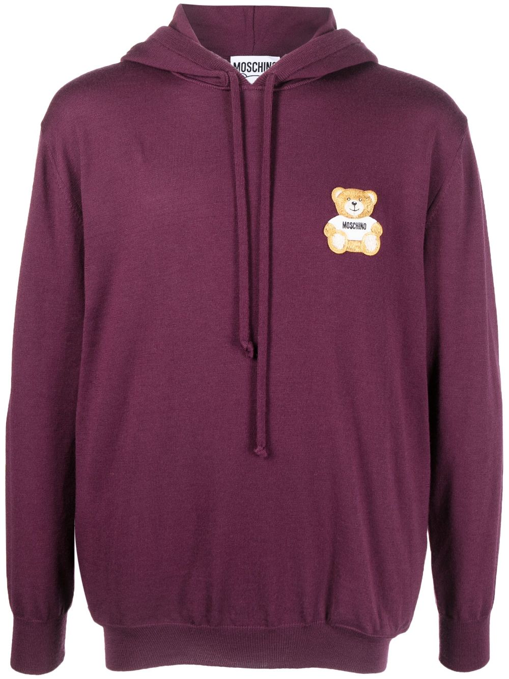 Moschino Hoodie mit Teddy - Violett von Moschino