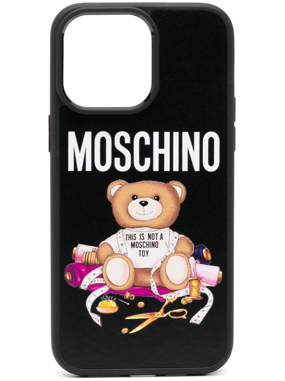 Moschino iPhone-Hülle mit Teddy - Schwarz von Moschino