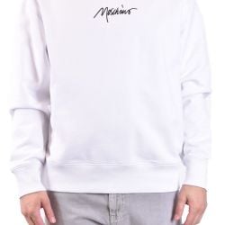 Moschino Weißer Baumwoll-sweatshirt Für Herren J1734 von Moschino