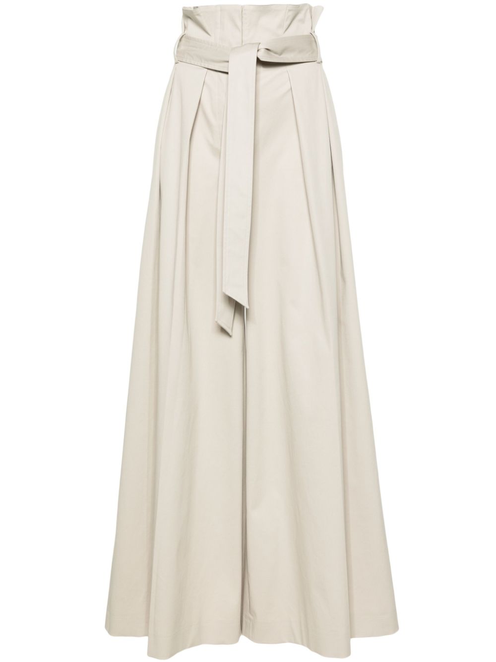 Moschino Wide-Leg-Hose mit Gürtel - Nude von Moschino