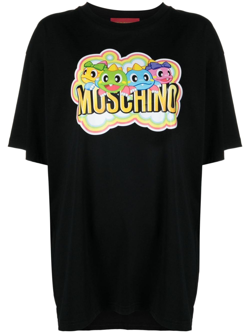 Moschino T-Shirt aus Bio-Baumwolle mit Cartoon-Motiv - Schwarz von Moschino