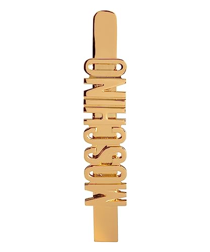 Moschino damen logo Brosche gold von Moschino