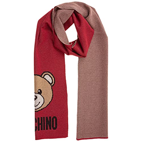 Moschino damen teddy Schal rosso von Moschino