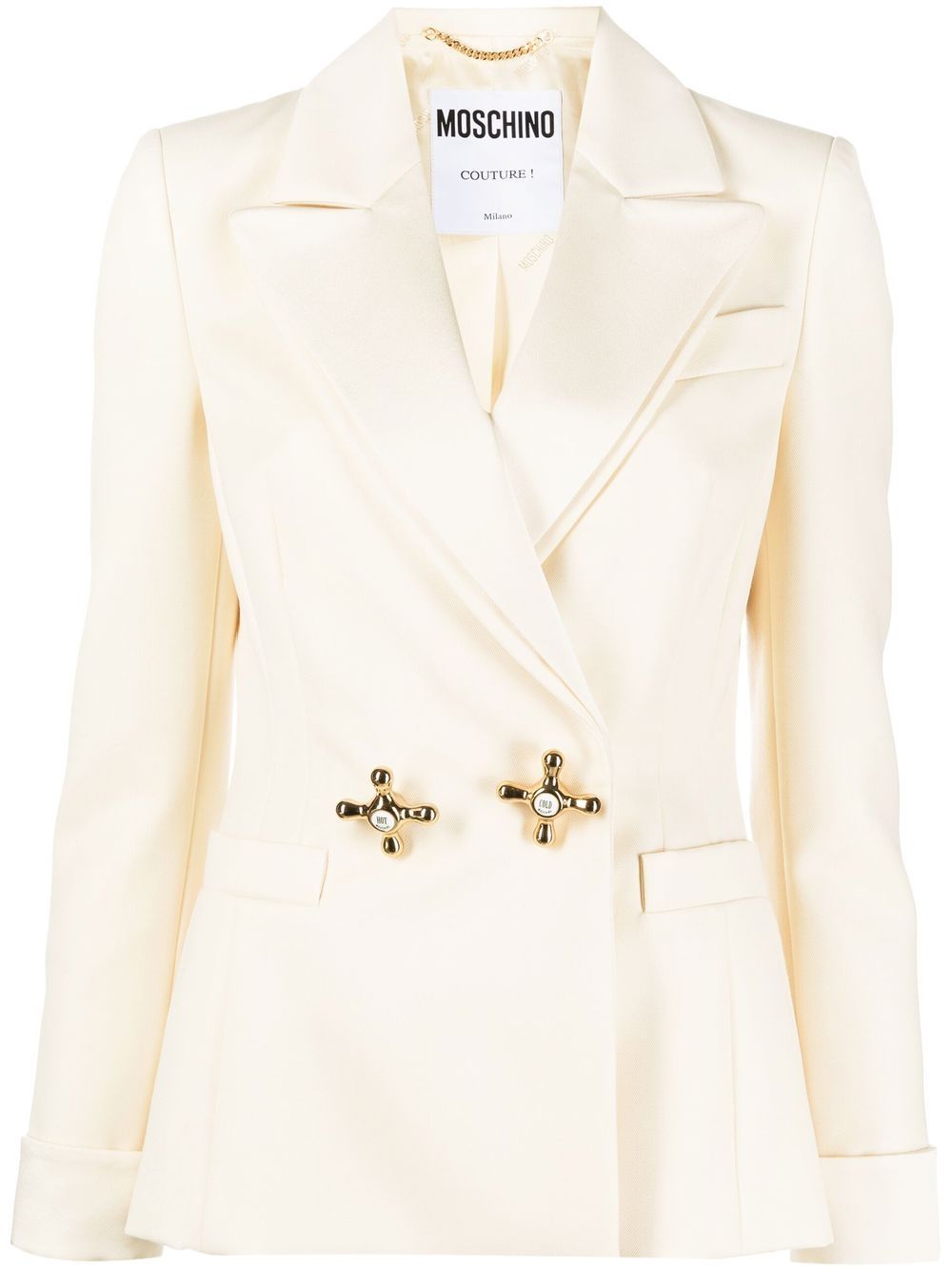 Moschino Doppelreihiger Blazer - Weiß von Moschino