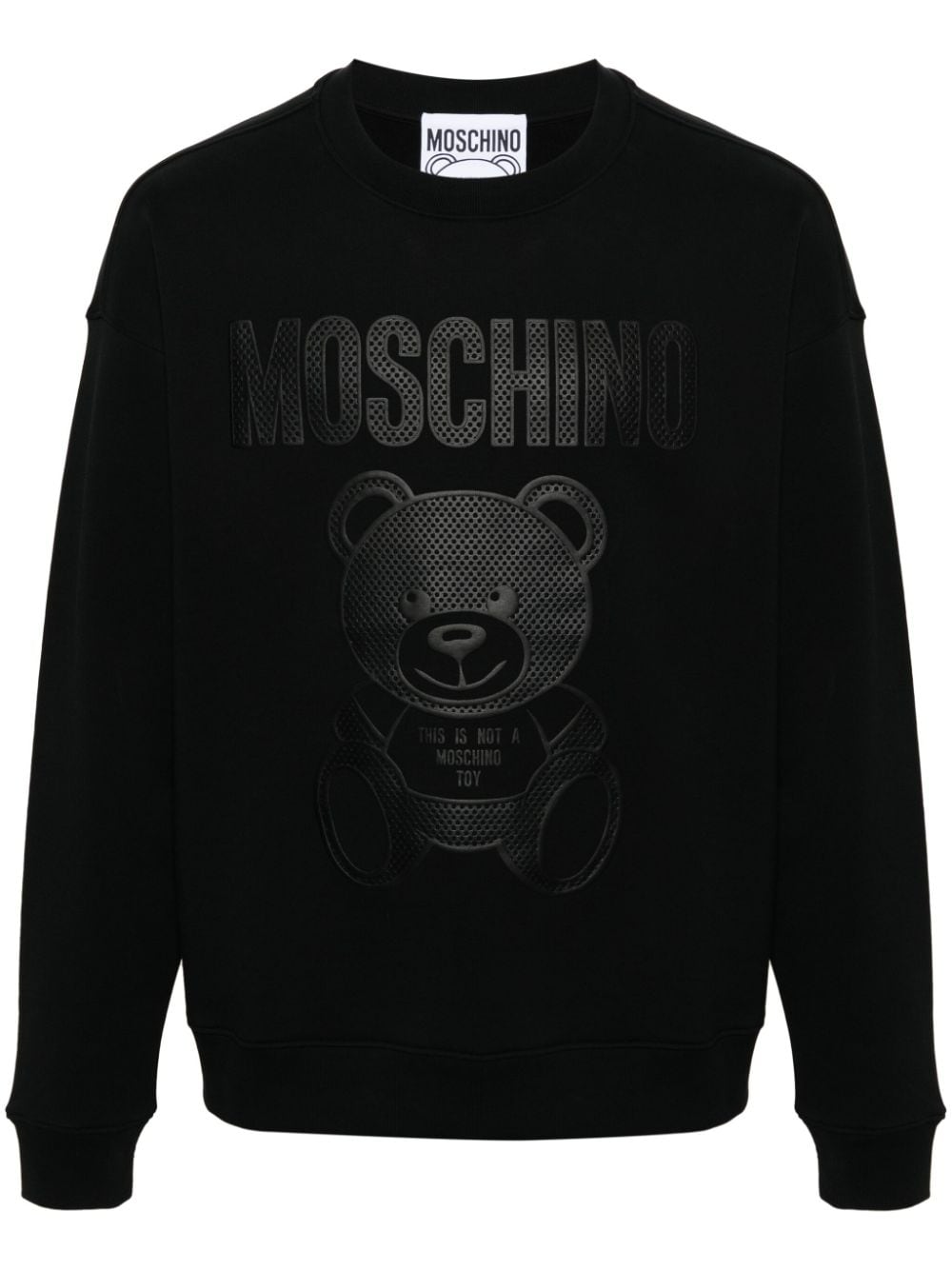 Moschino Sweatshirt mit grafischem Print - Schwarz von Moschino