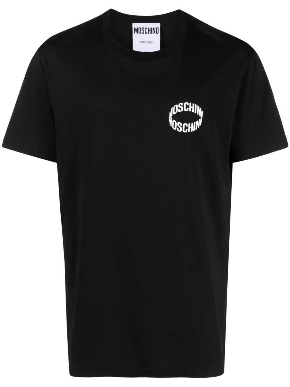 Moschino T-Shirt aus Bio-Baumwolle mit Logo - Schwarz von Moschino