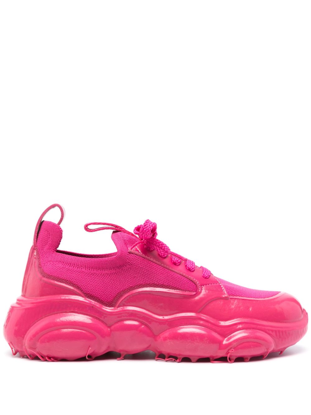 Moschino Sneakers mit Logo-Patch - Rosa von Moschino