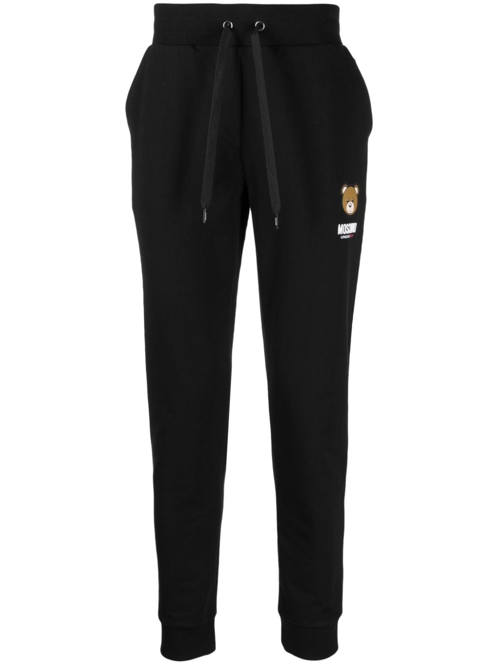 Moschino Jogginghose mit Logo-Patch - Schwarz von Moschino