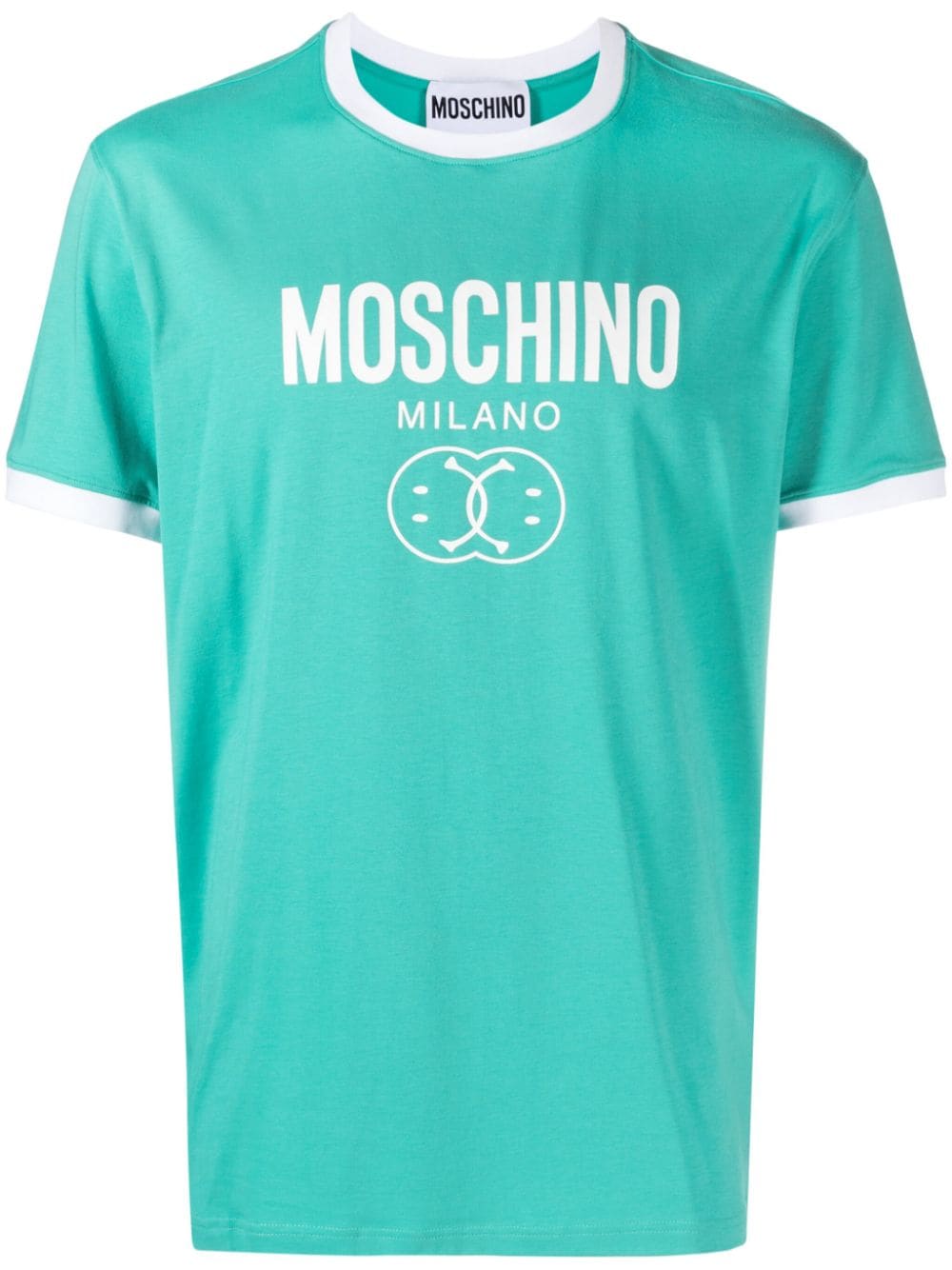 Moschino T-Shirt mit Logo-Print - Grün von Moschino