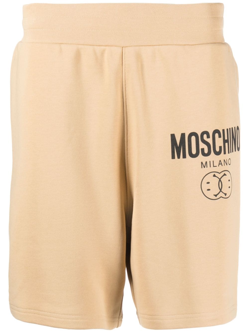 Moschino Joggingshorts mit Logo-Print - Braun von Moschino