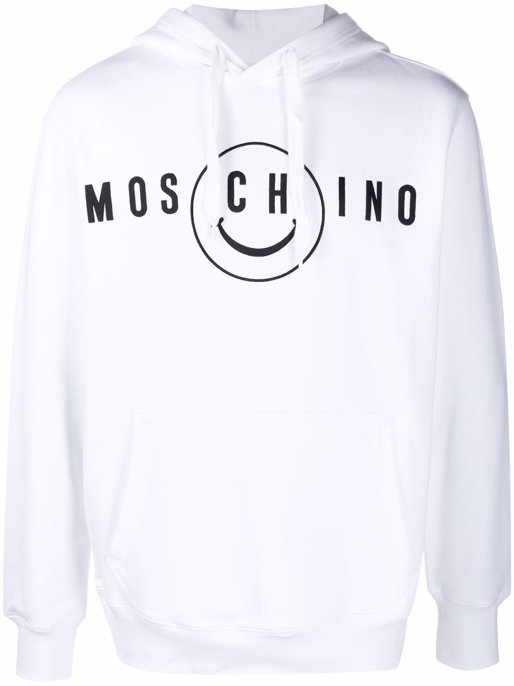 Moschino Hoodie aus Bio-Baumwolle - Weiß von Moschino