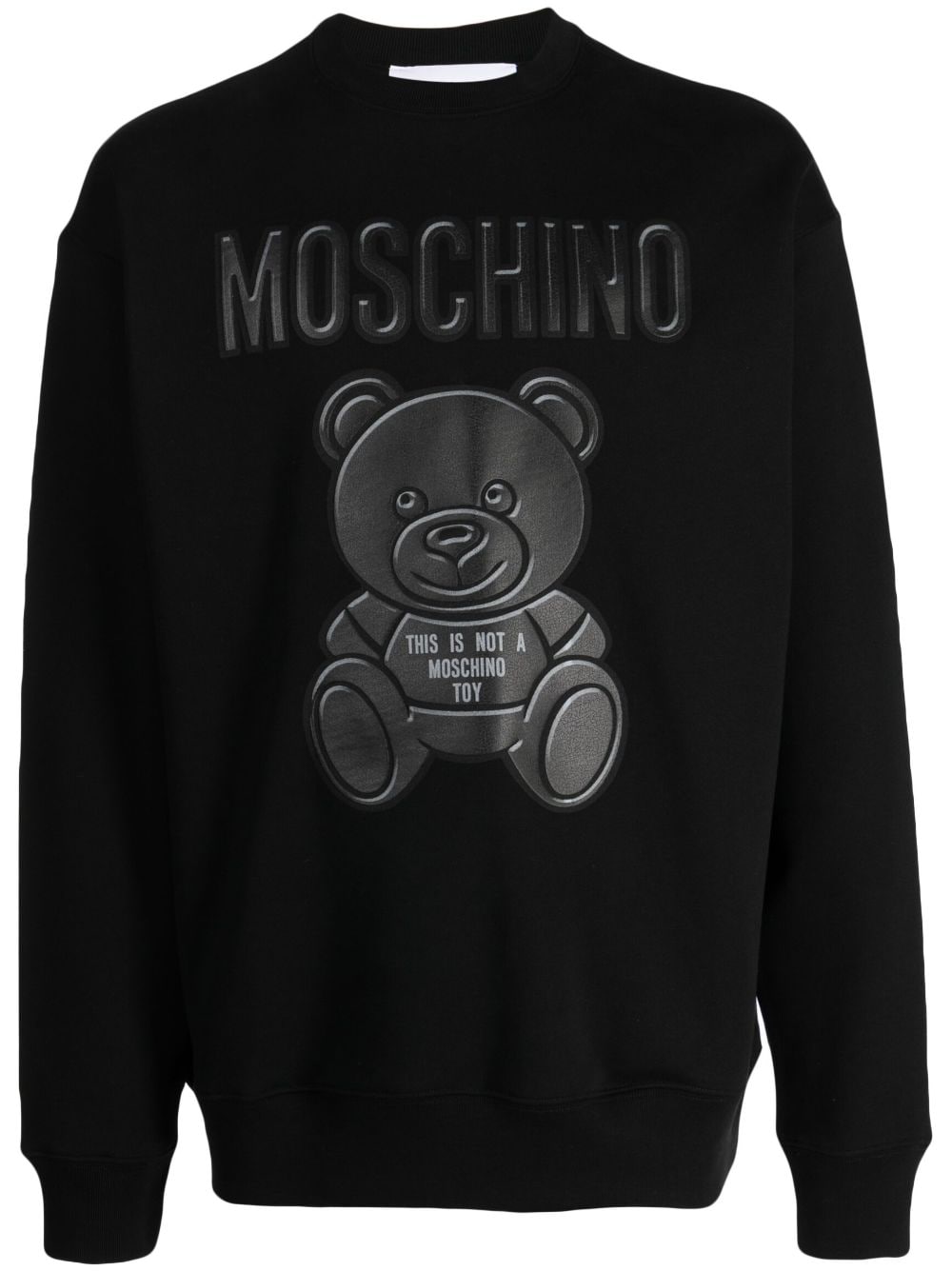 Moschino Sweatshirt aus Bio-Baumwolle - Schwarz von Moschino