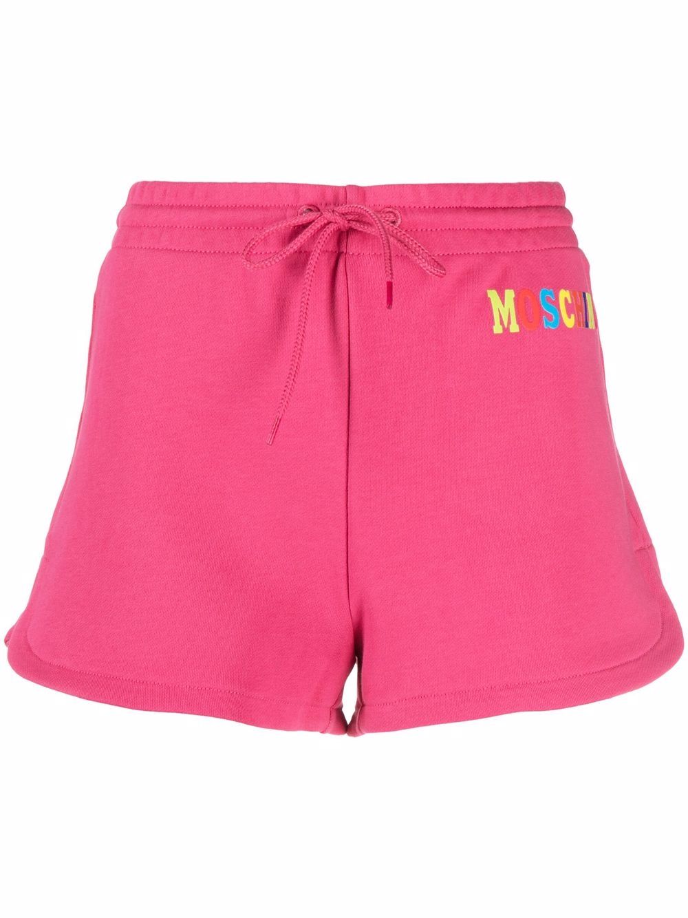 Moschino Sport-Shorts mit Logo-Print - Rosa von Moschino