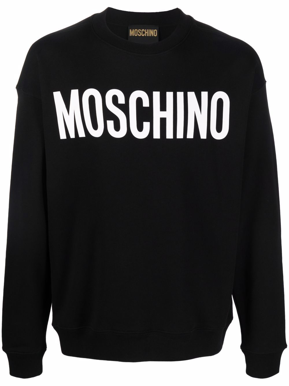 Moschino Sweatshirt mit Logo-Print - Schwarz von Moschino