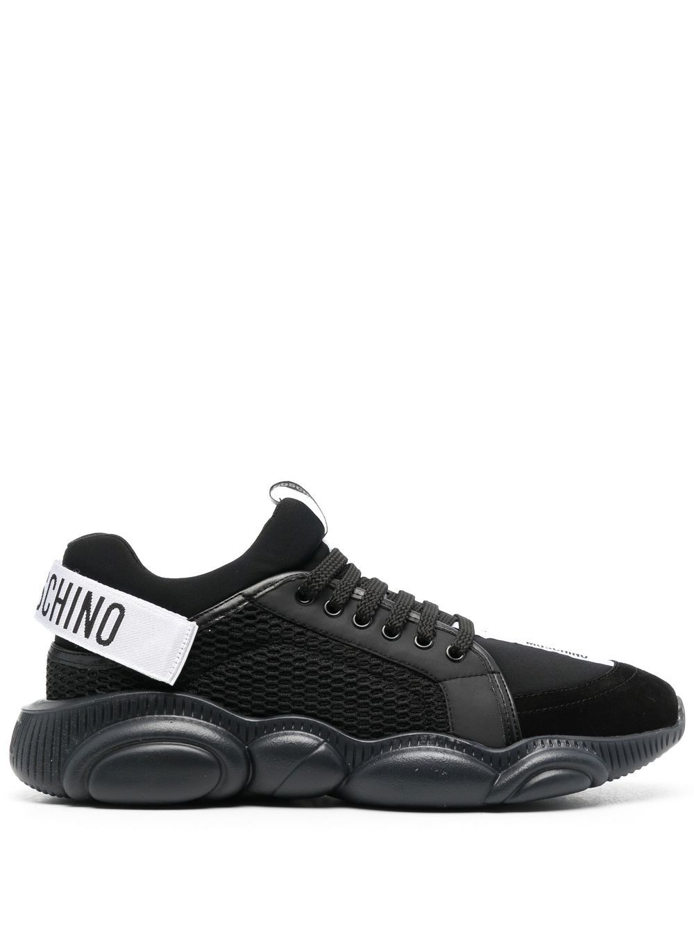 Moschino Sneakers mit Logo-Lasche - Schwarz von Moschino