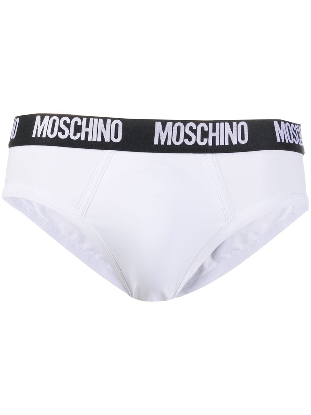 Moschino Slip mit Logo-Bund - Weiß von Moschino