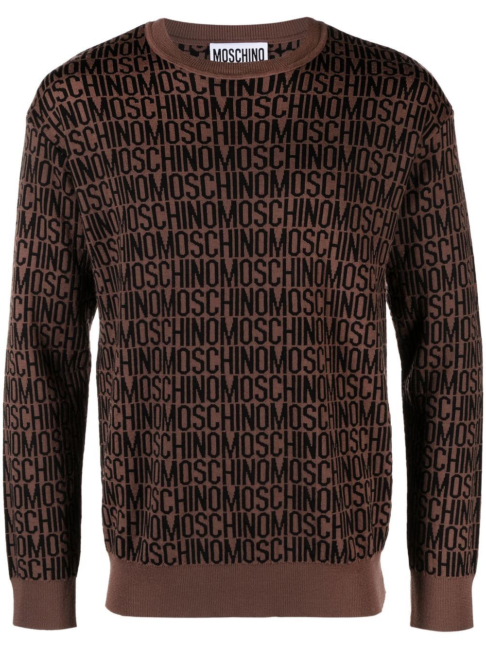 Moschino Pullover mit Muster - Braun von Moschino