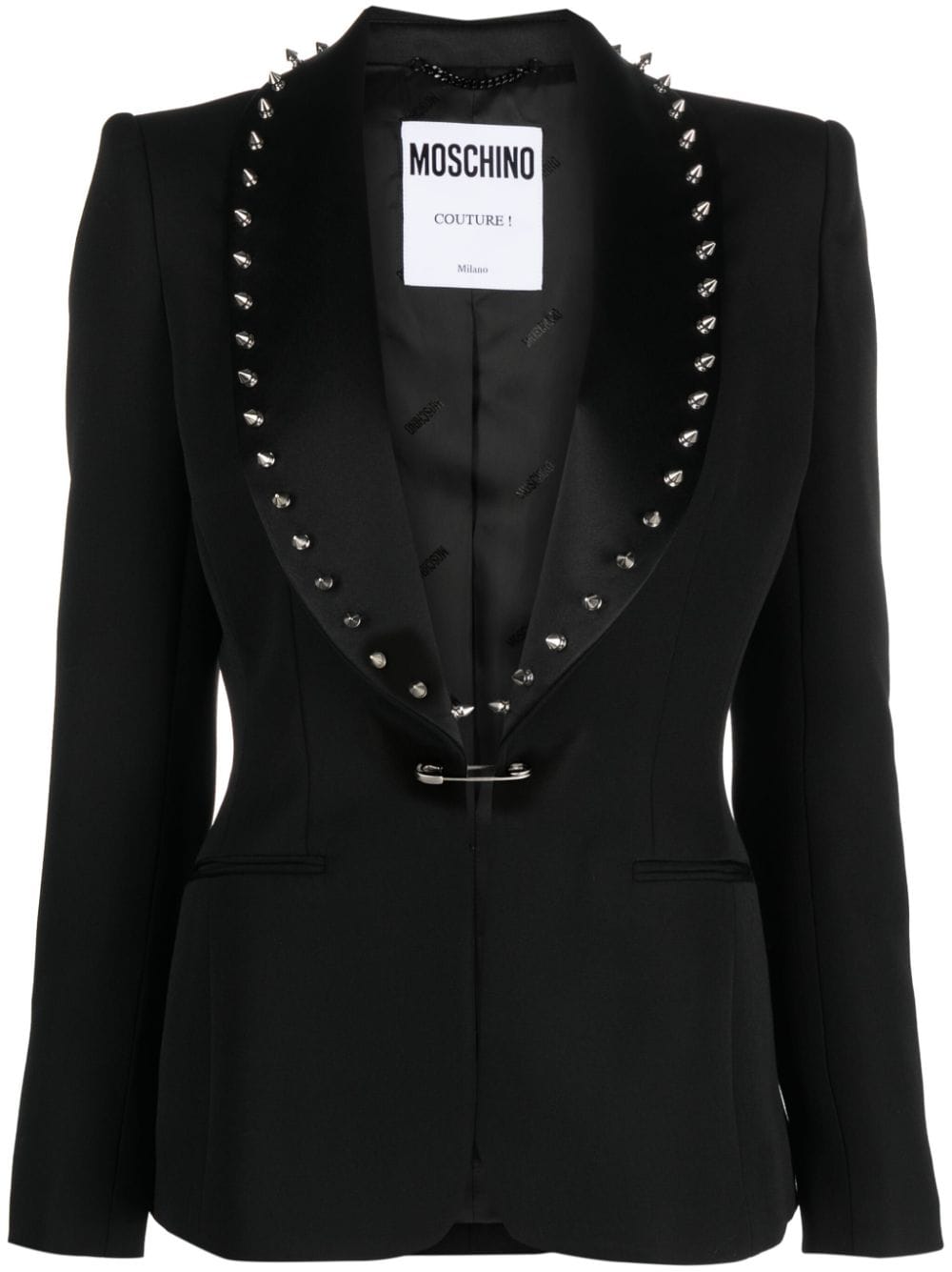 Moschino Verzierter Blazer - Schwarz von Moschino