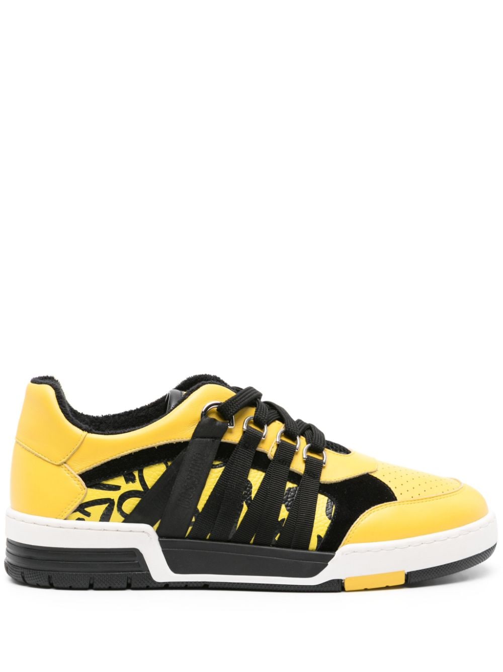 Moschino Sneakers mit Riemendetail - Gelb von Moschino