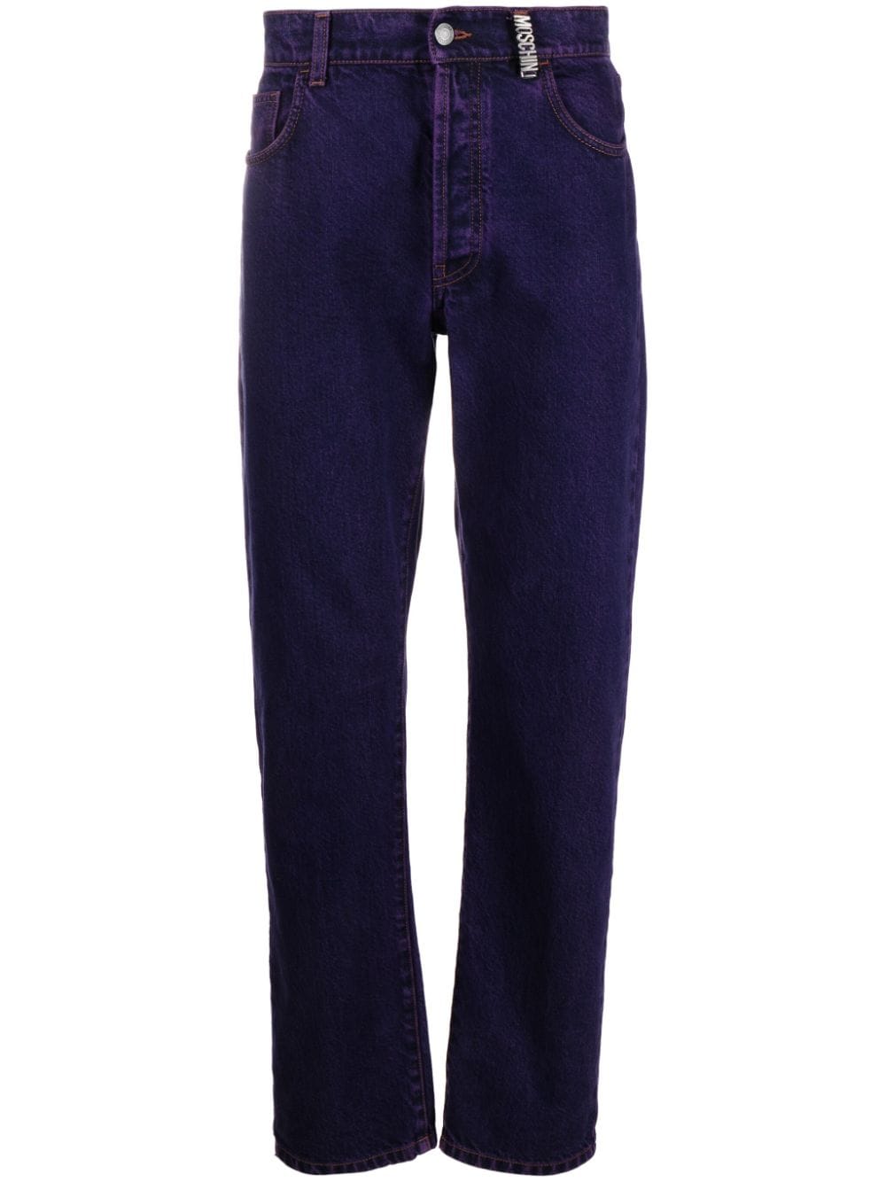 Moschino Jeans mit Tapered-Bein - Violett von Moschino