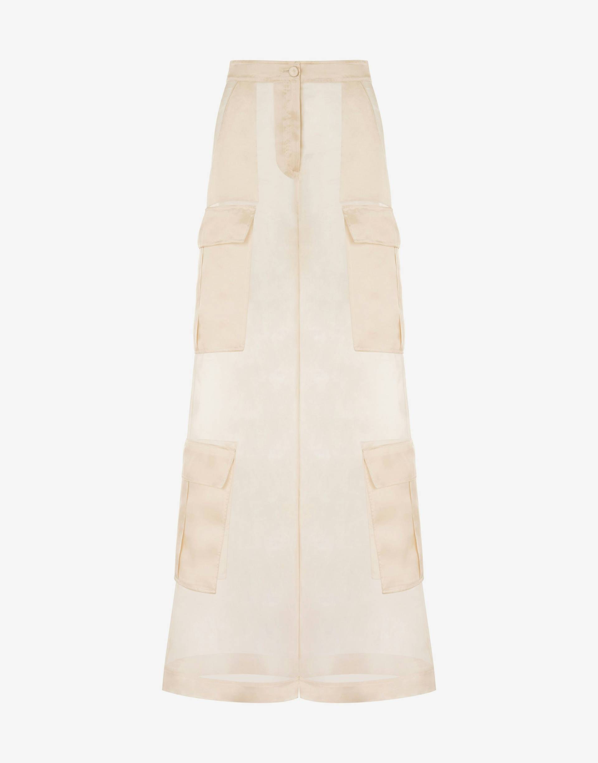 Palazzo-hose Aus Seidenorganza von Moschino