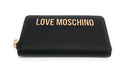 Portafoglio donna Love Moschino zip around nero AS24MO05 JC5611 NERO von Moschino