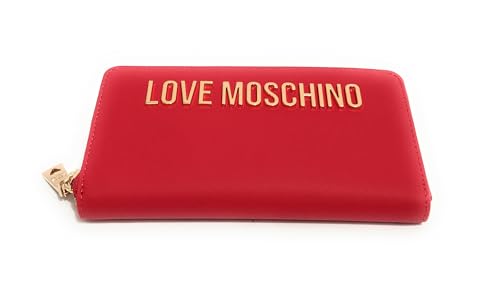 Portafoglio donna Love Moschino zip around rosso AS24MO09 JC5611 ROSSO von Moschino