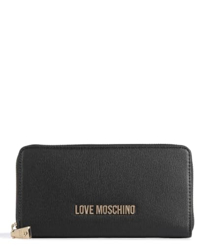Portafoglio donna Love Moschino zip around small ecopelle nero AS24MO15 JC5702 NERO von Moschino