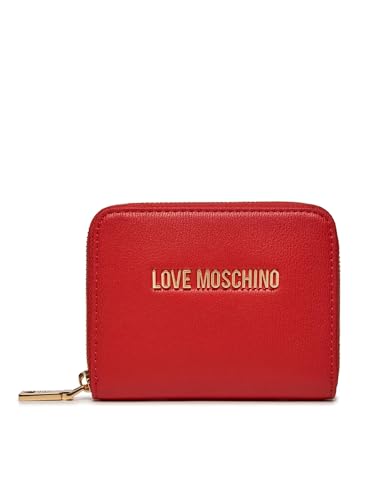 Portafoglio donna Love Moschino zip around small ecopelle rosso AS24MO14 JC5702 ROSSO von Moschino