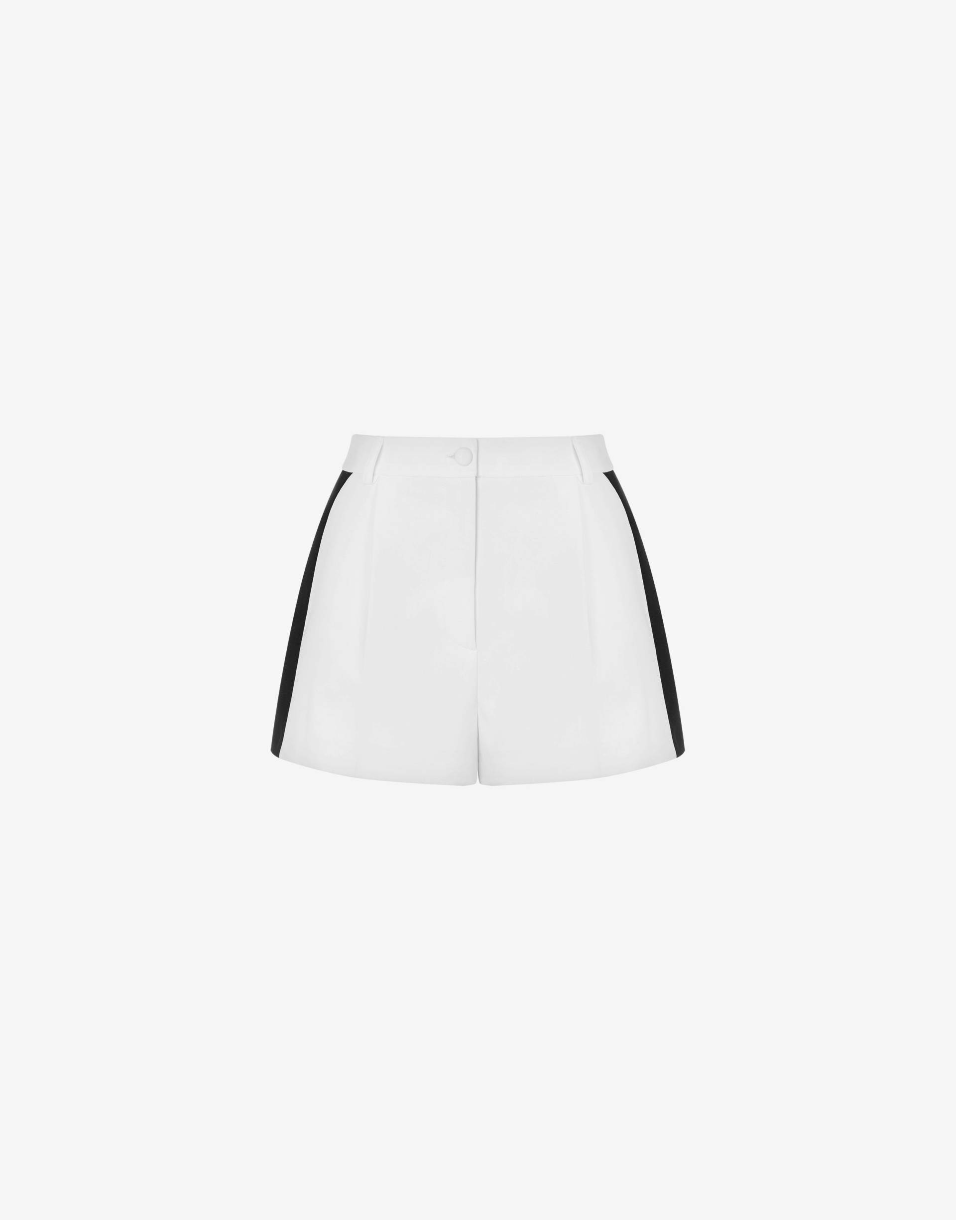 Shorts Aus Stretch-crêpe von Moschino