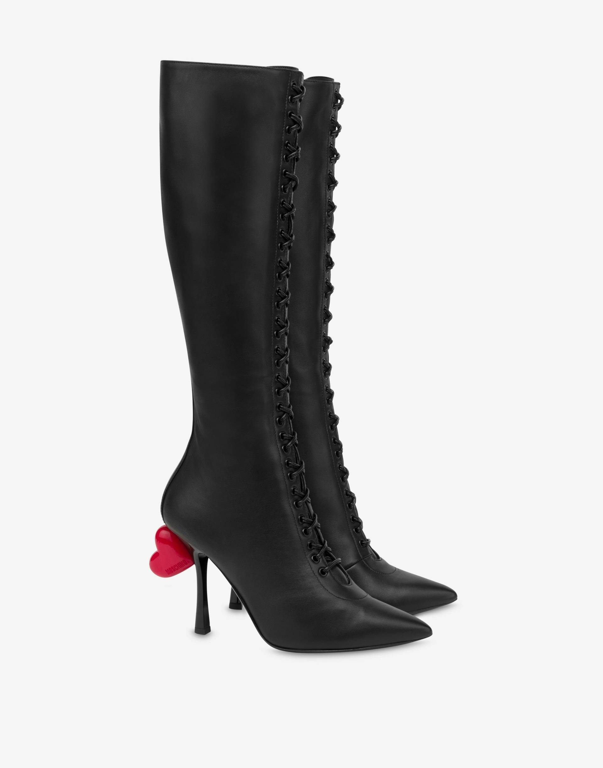 Stiefel Aus Nappaleder Sweet Heart von Moschino