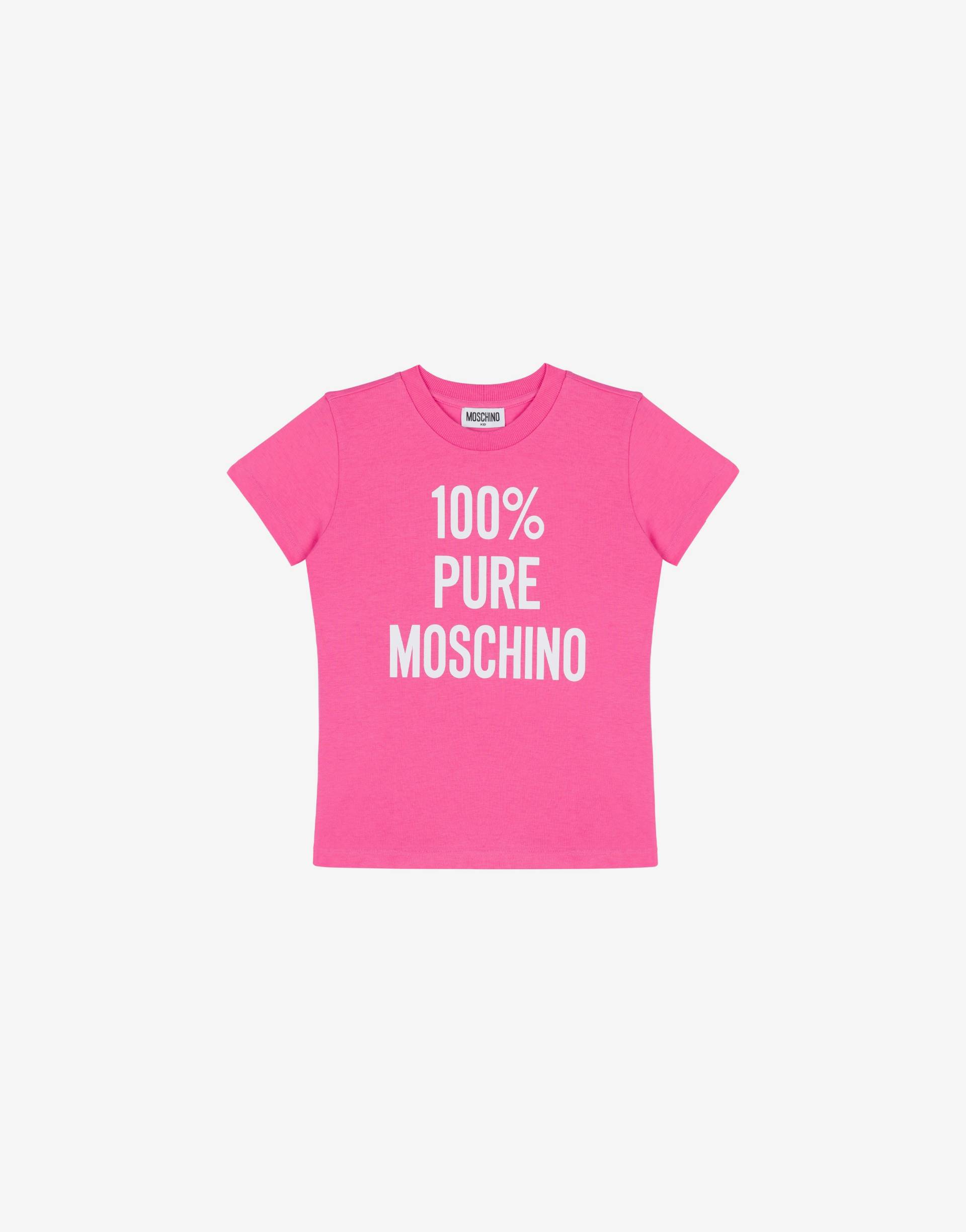 T-shirt Aus Baumwolle 100% Pure Moschino von Moschino