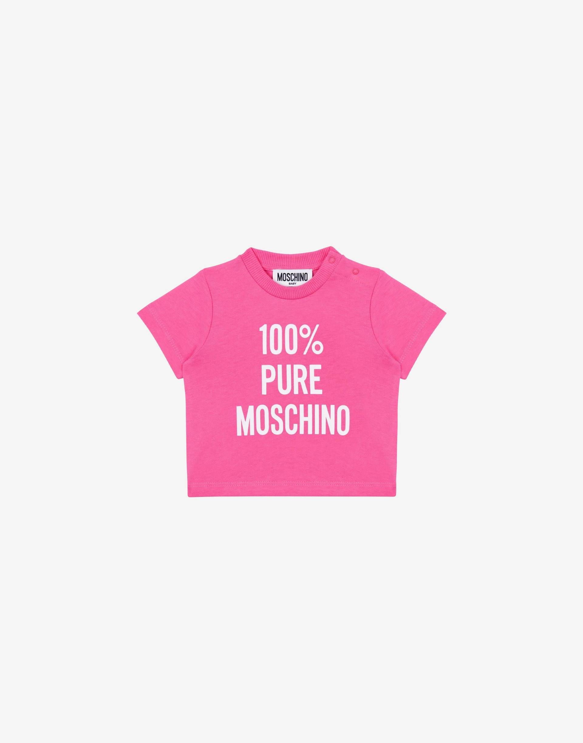 T-shirt Aus Jersey 100% Pure Moschino von Moschino