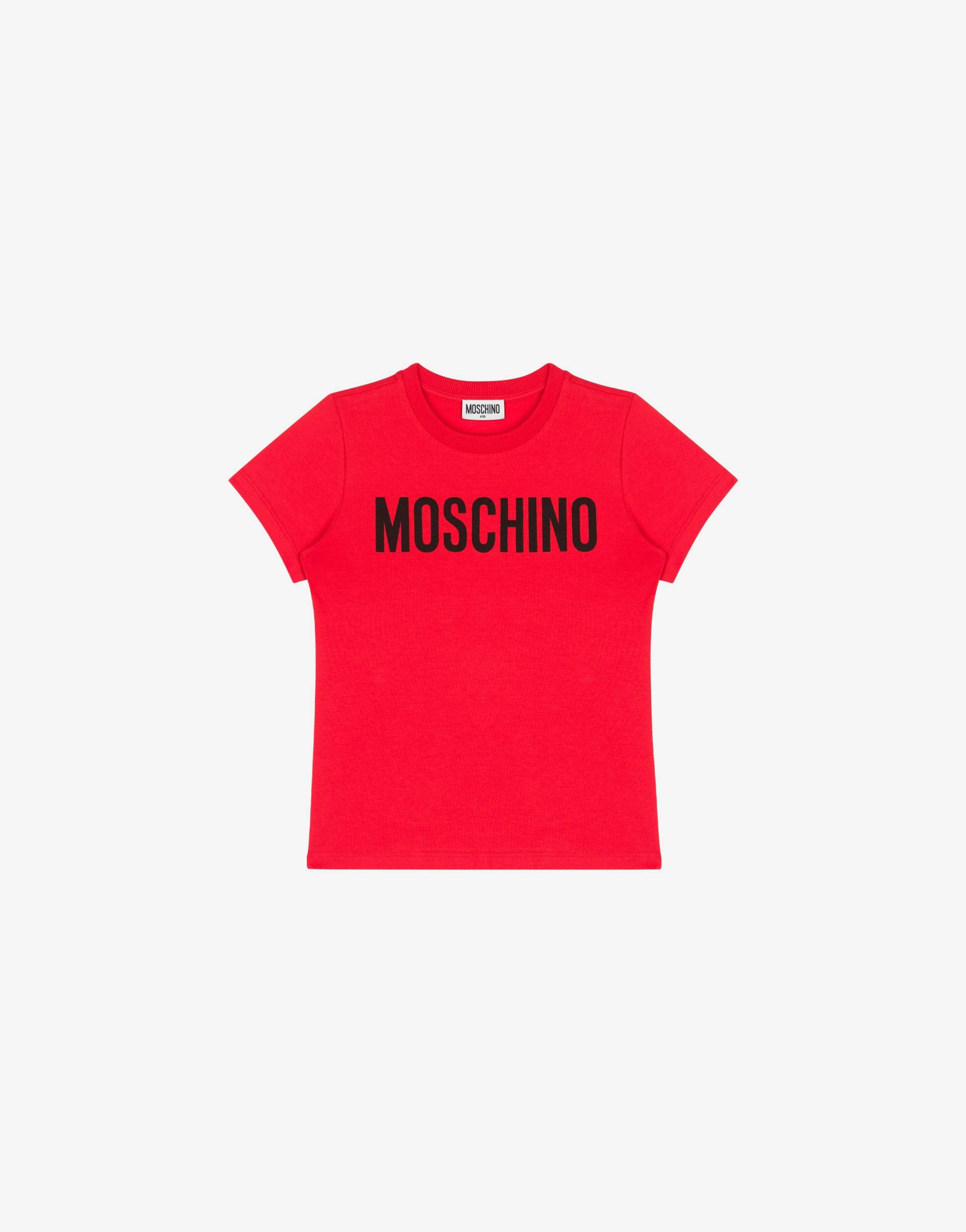 T-shirt Aus Jersey Logo Print von Moschino