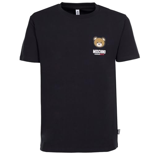T-shirt intima Moschino logo Underbear colore nero uomo ES24MO20 V1A0788 4410 XXL von Moschino