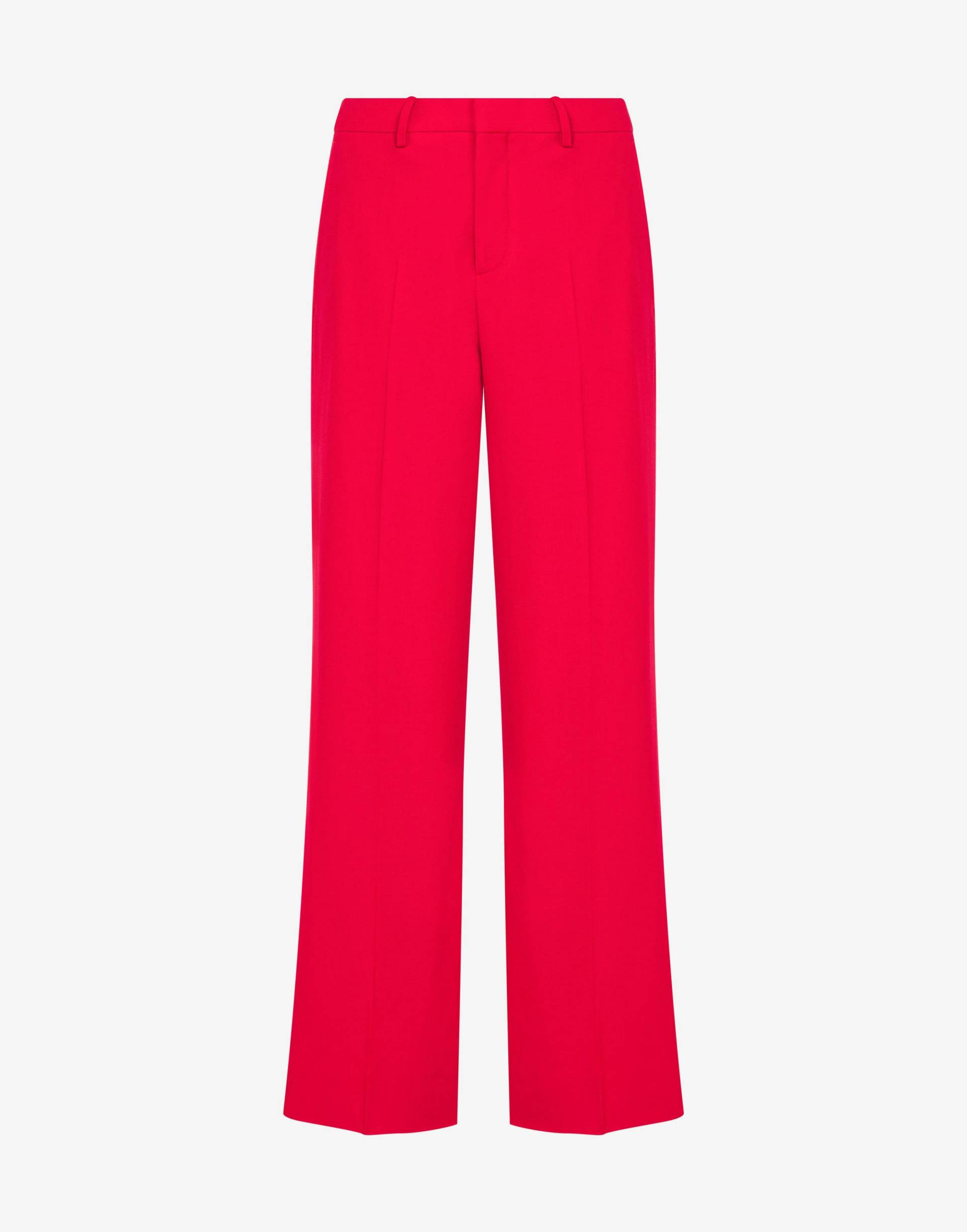 Weite Hose Aus Stretch-gabardine von Moschino