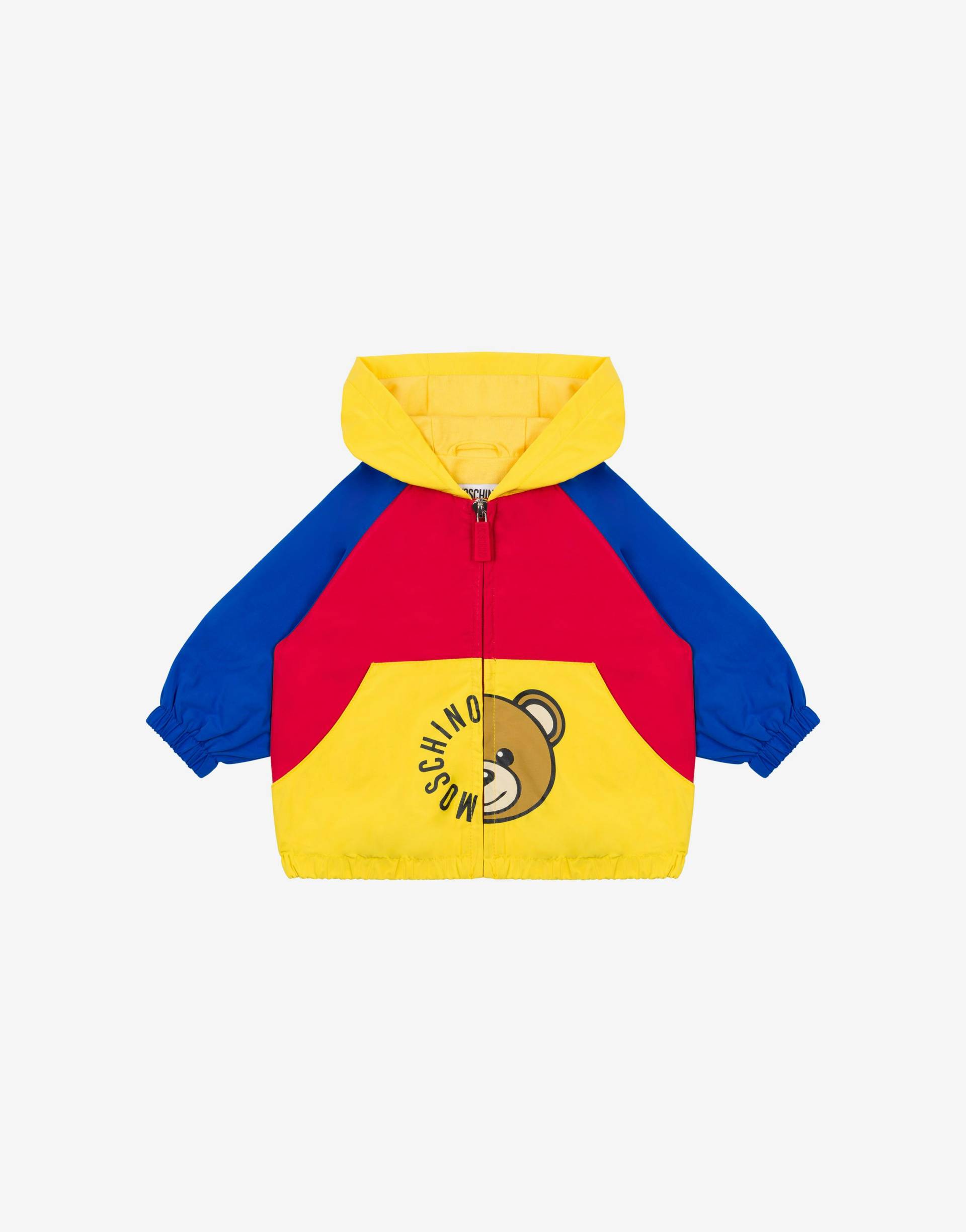 Windjacke Aus Nylon Color Block von Moschino