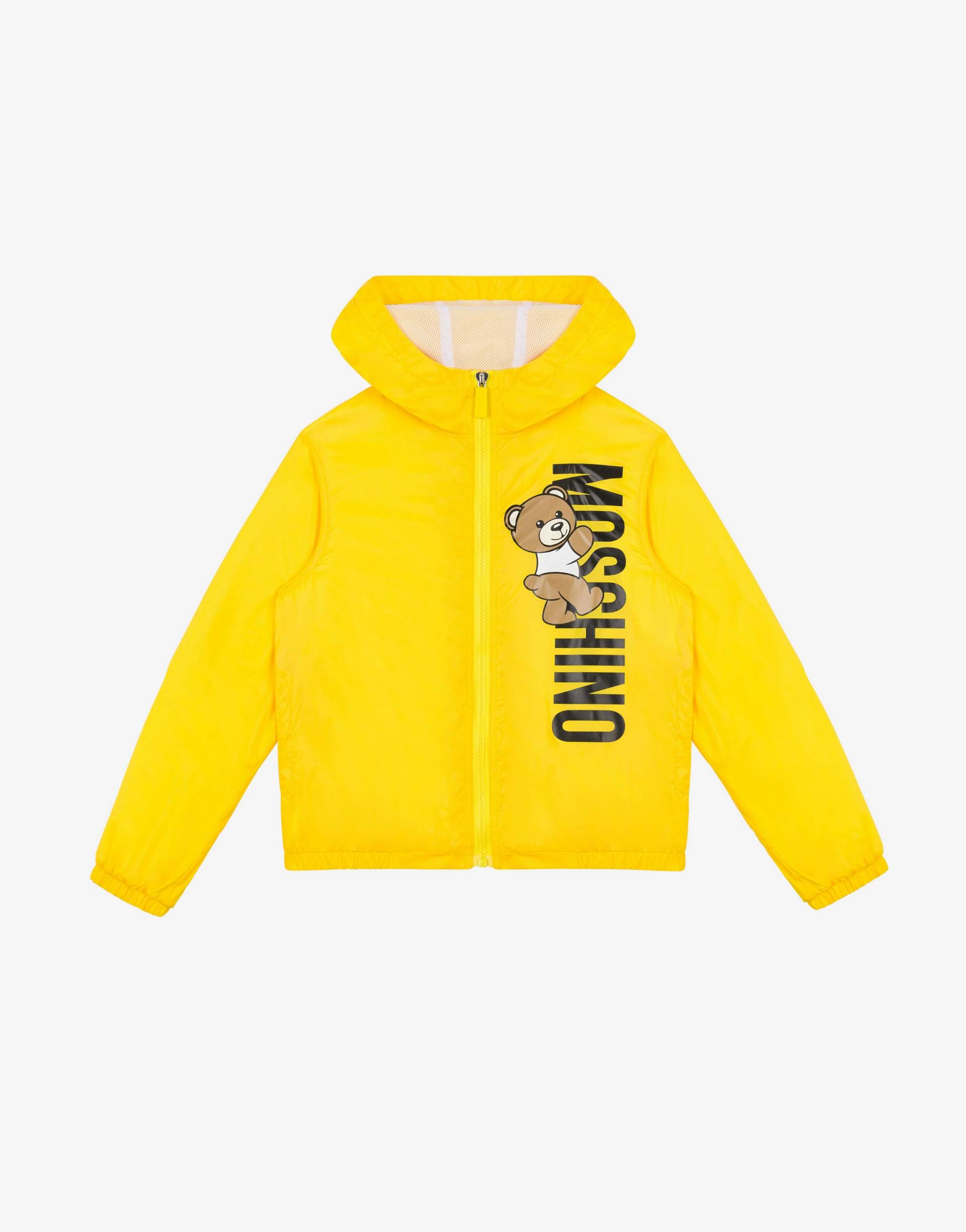 Windjacke Aus Nylon Teddy Logo von Moschino