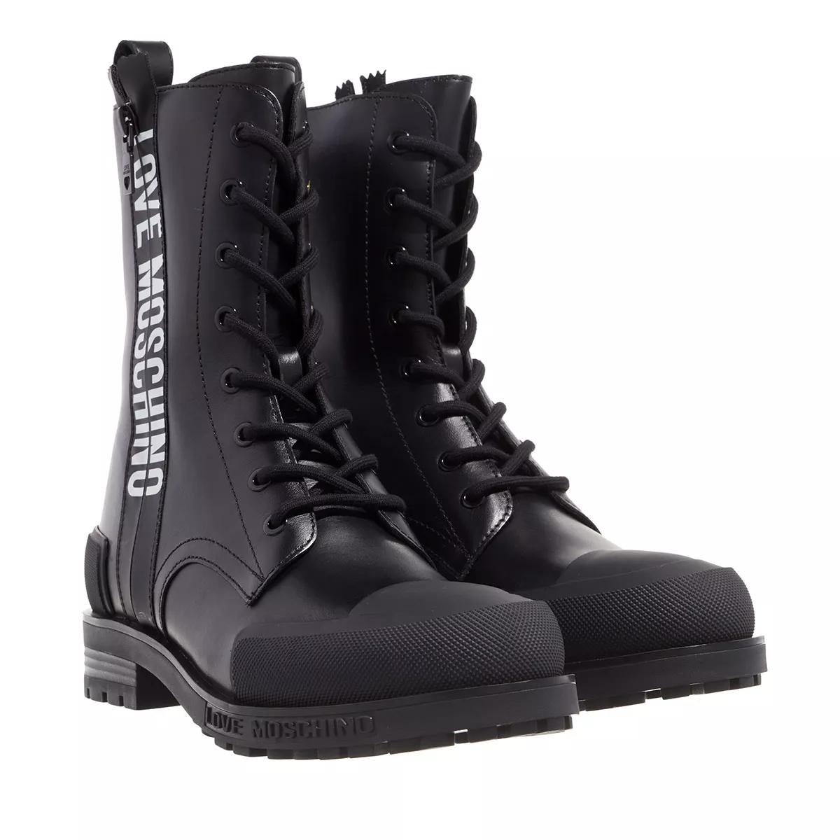 female Stiefeletten schwarz Schnürstiefel 36 von Moschino