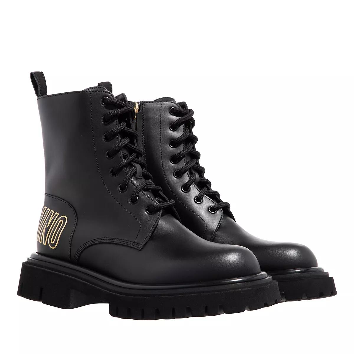 female Stiefeletten schwarz Schnürstiefel 36 von Moschino