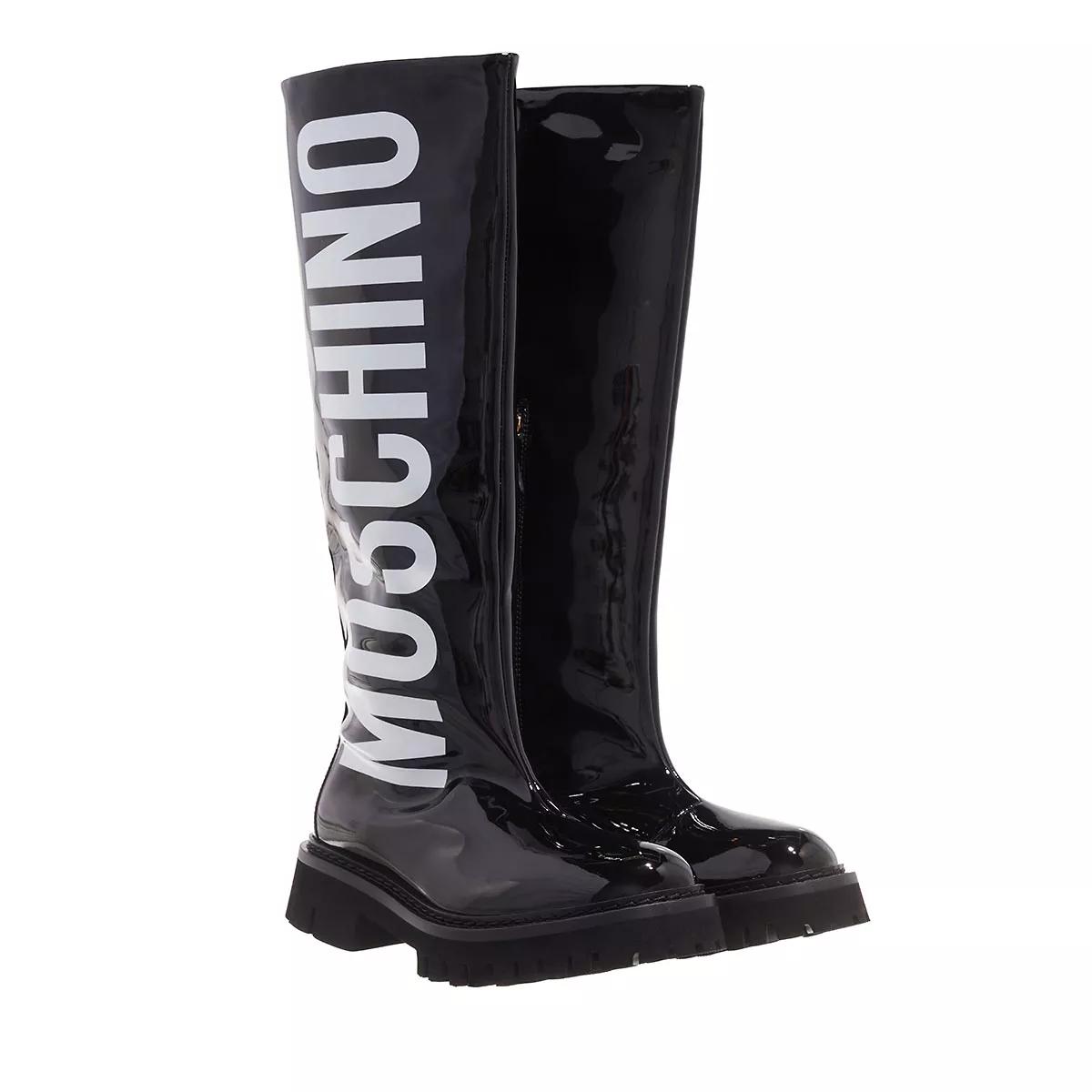 female Stiefeletten schwarz Stiefel 38 von Moschino