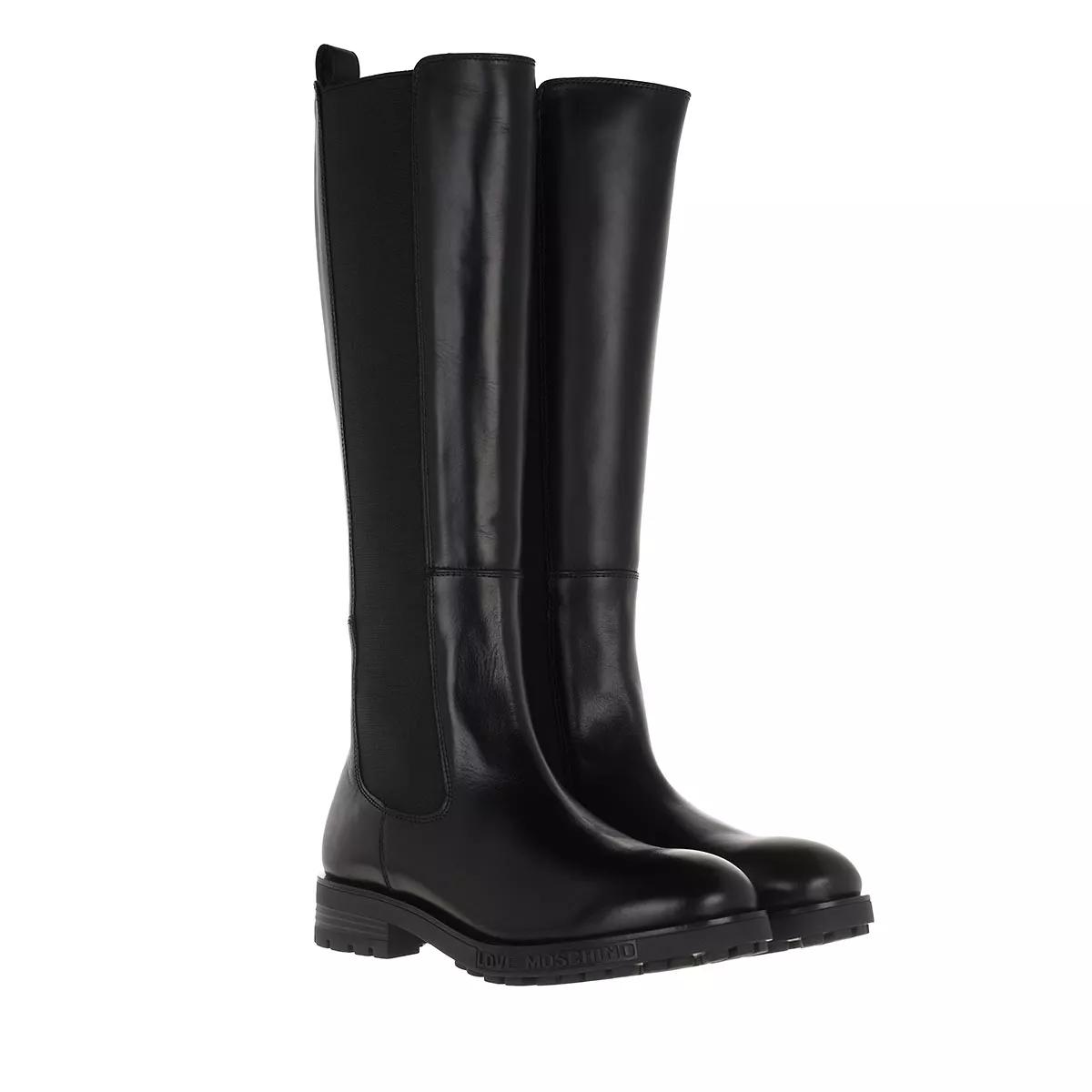 female Stiefeletten schwarz Stiefel 41 von Moschino