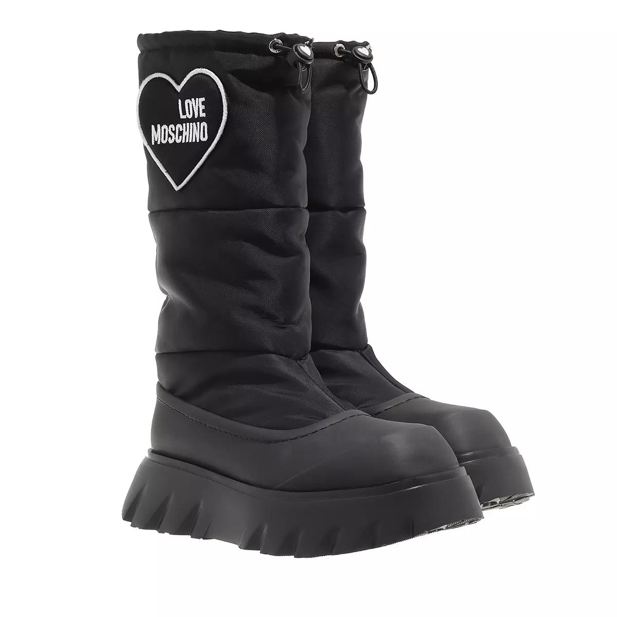 female Stiefeletten schwarz Winterstiefel 37 von Moschino