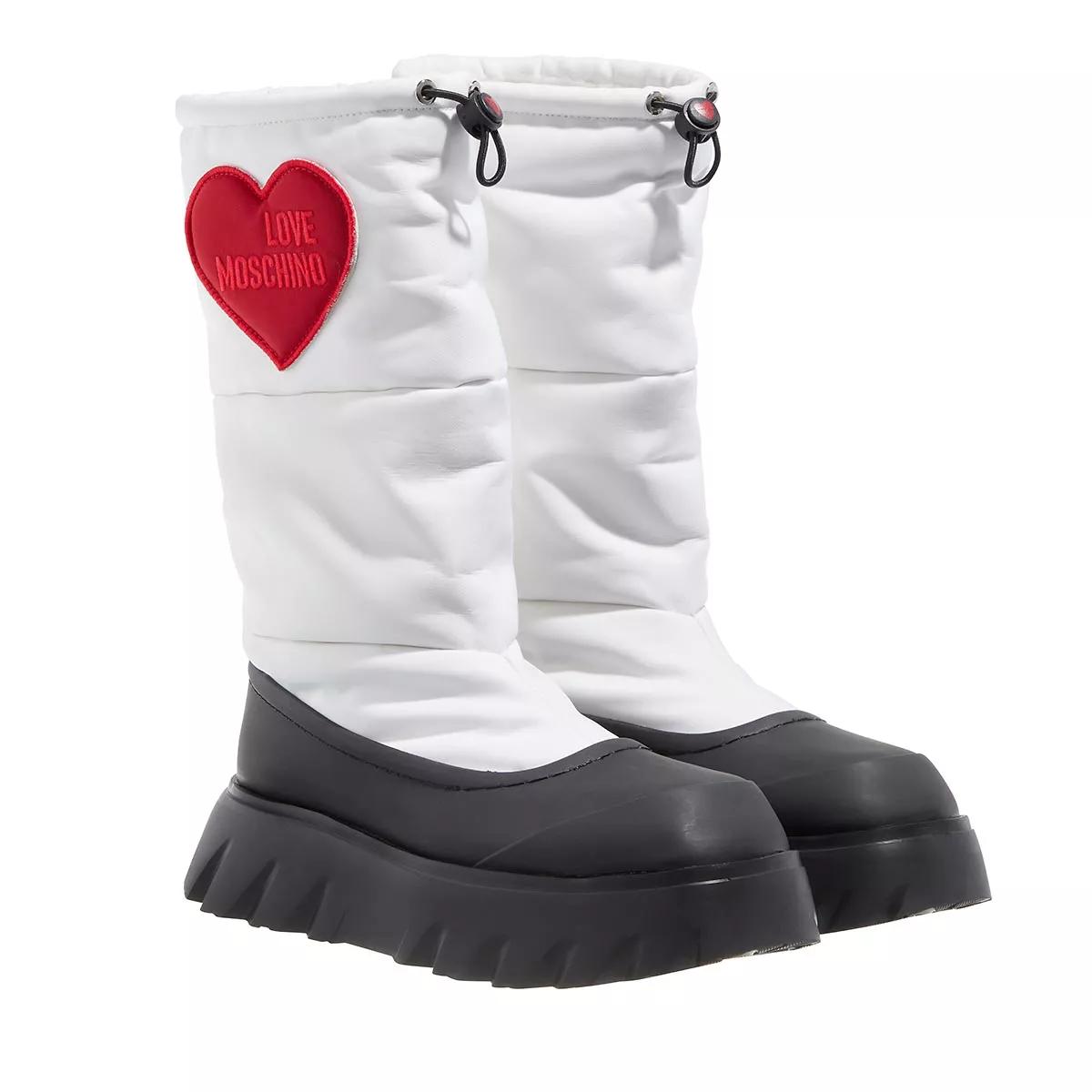 female Stiefeletten weiss Winterstiefel 36 von Moschino