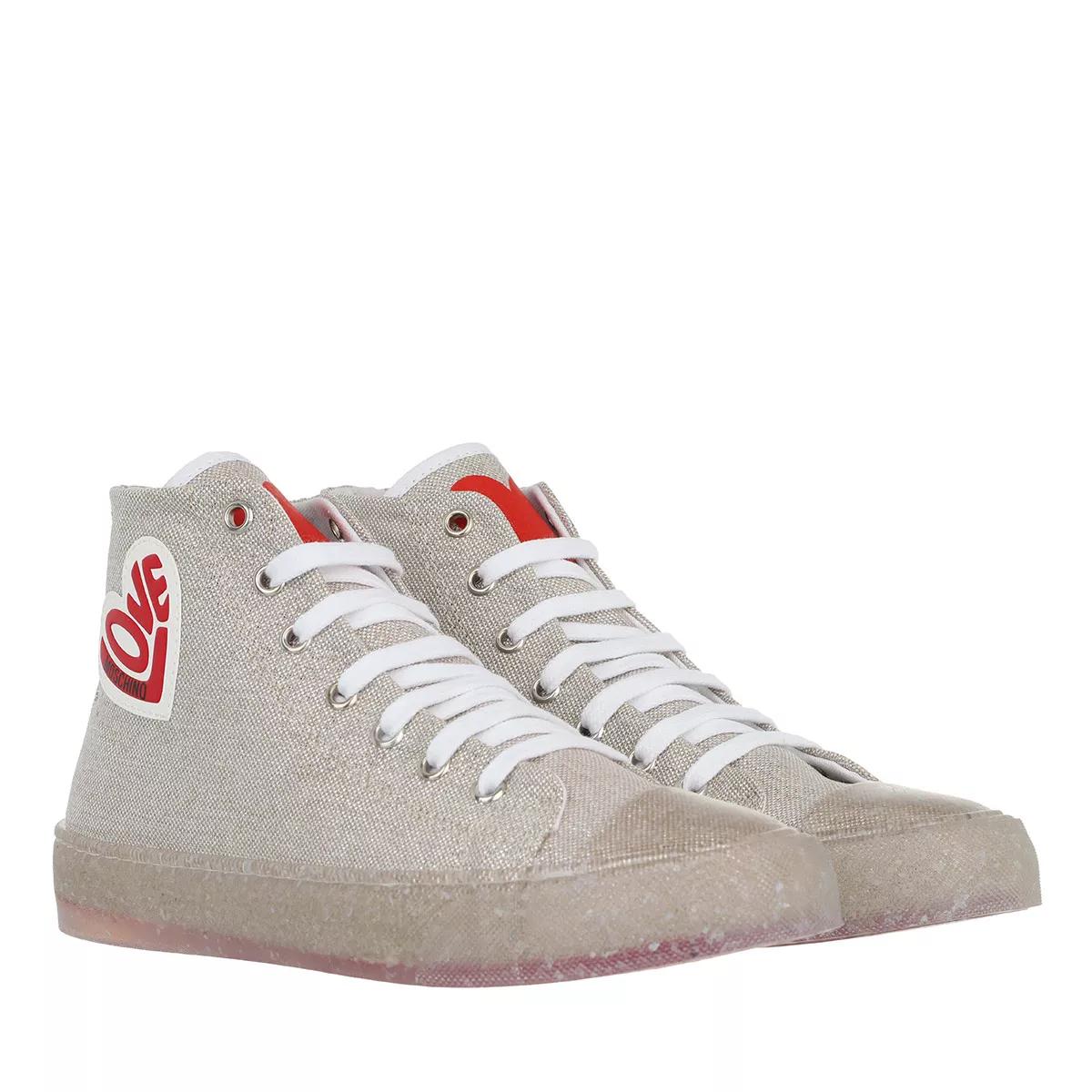 female Sneaker silber High-Top Sneaker 36 von Moschino