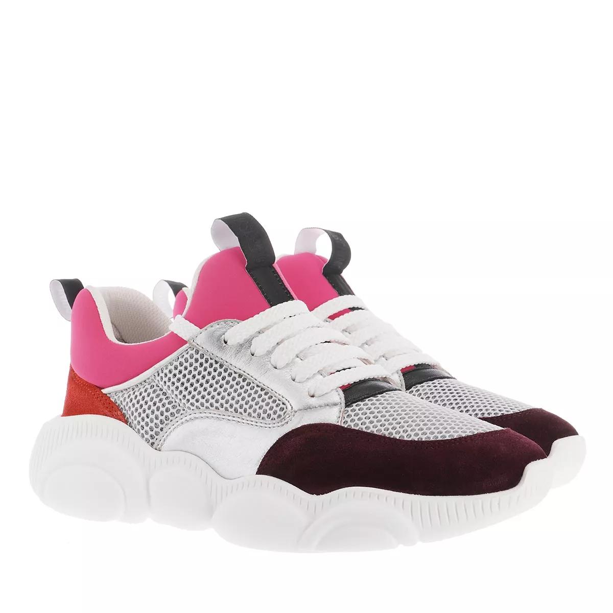 female Freizeit Schnürer weiss Low-Top Sneaker 37 von Moschino