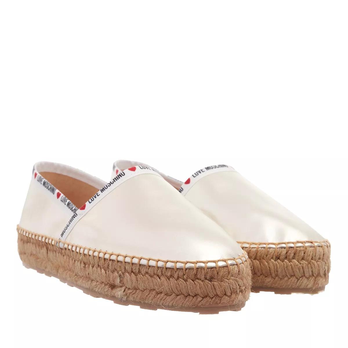 female Komfort Slipper silber 36 von Moschino