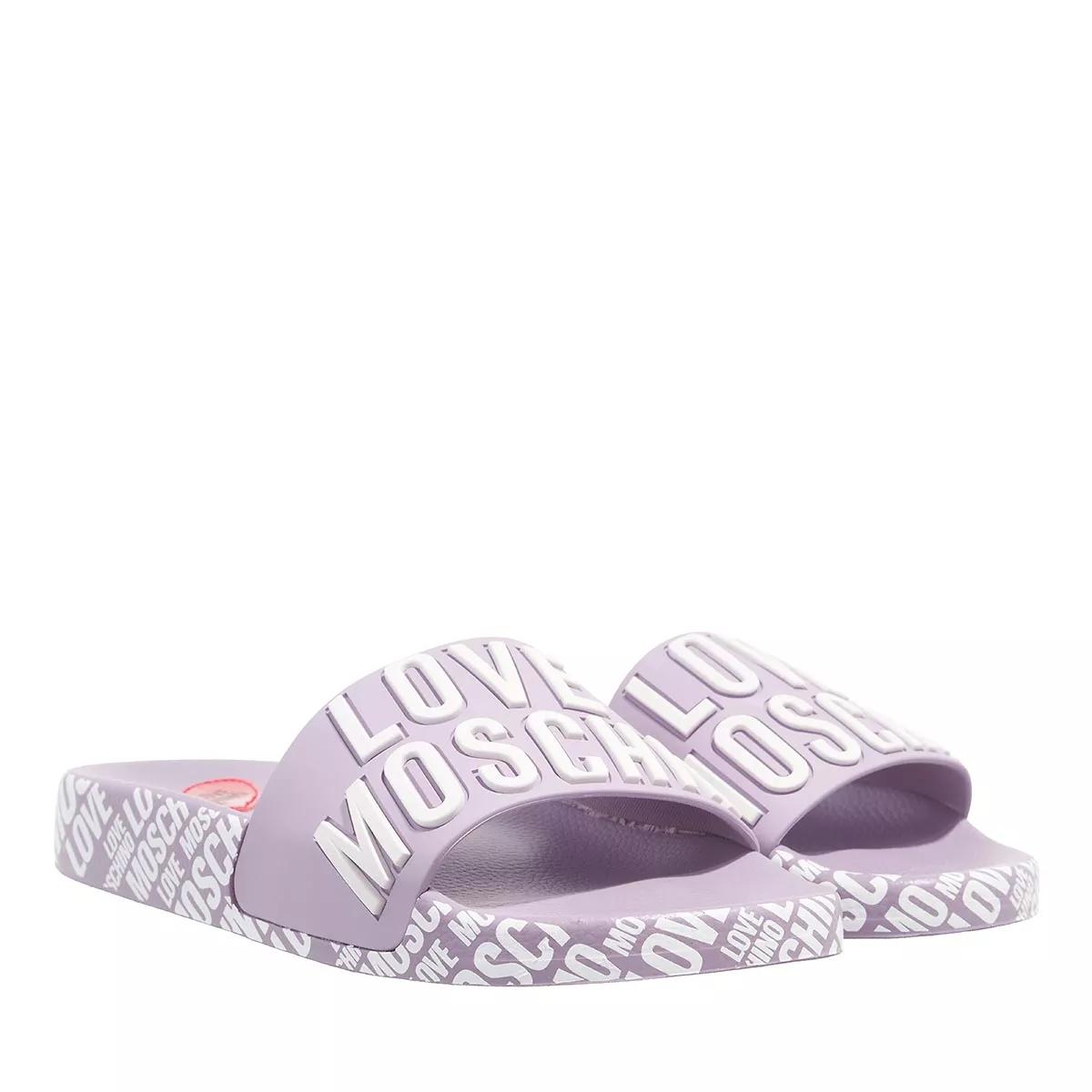 male Komfort Sandalen lila/pink Slide 36 von Moschino